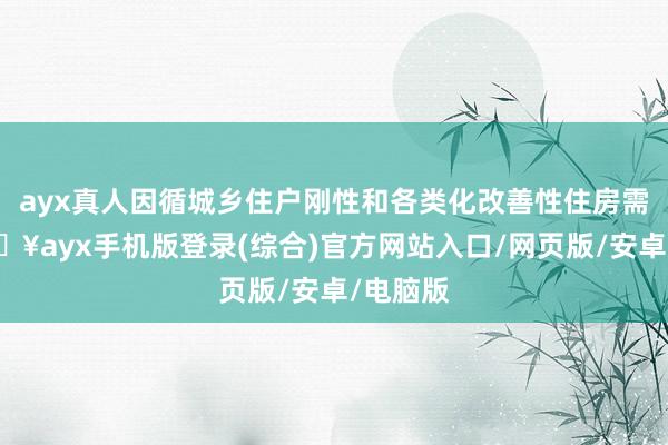 ayx真人因循城乡住户刚性和各类化改善性住房需求-🔥ayx手机版登录(综合)官方网站入口/网页版/安卓/电脑版